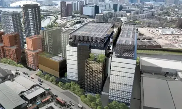 A CGI of the development